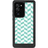 Blue White Chevron Galaxy Note20 Ultra 5G Waterproof Case